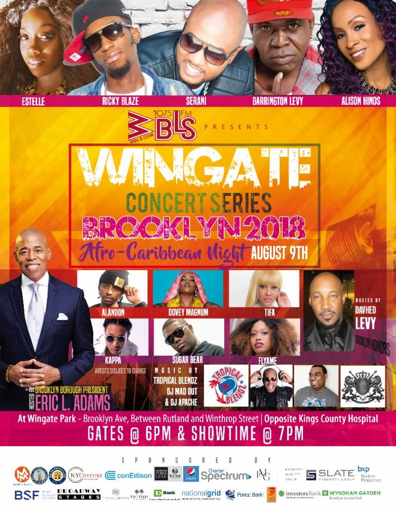 ESTELLE TO PERFORM AT WINGATE CONCERT SERIES VP Records